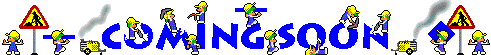 Pixelated Lemming characters from a retro computer game wearing hard hats and walking over and around text that reads, Coming soon.