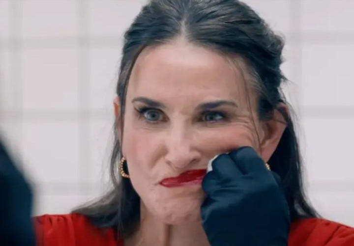 Demi Moore se luce en La sustancia, horripilante sátira sobre la belleza  que va a dar que hablar