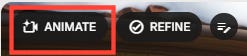 Google Whisk: "Animate" button