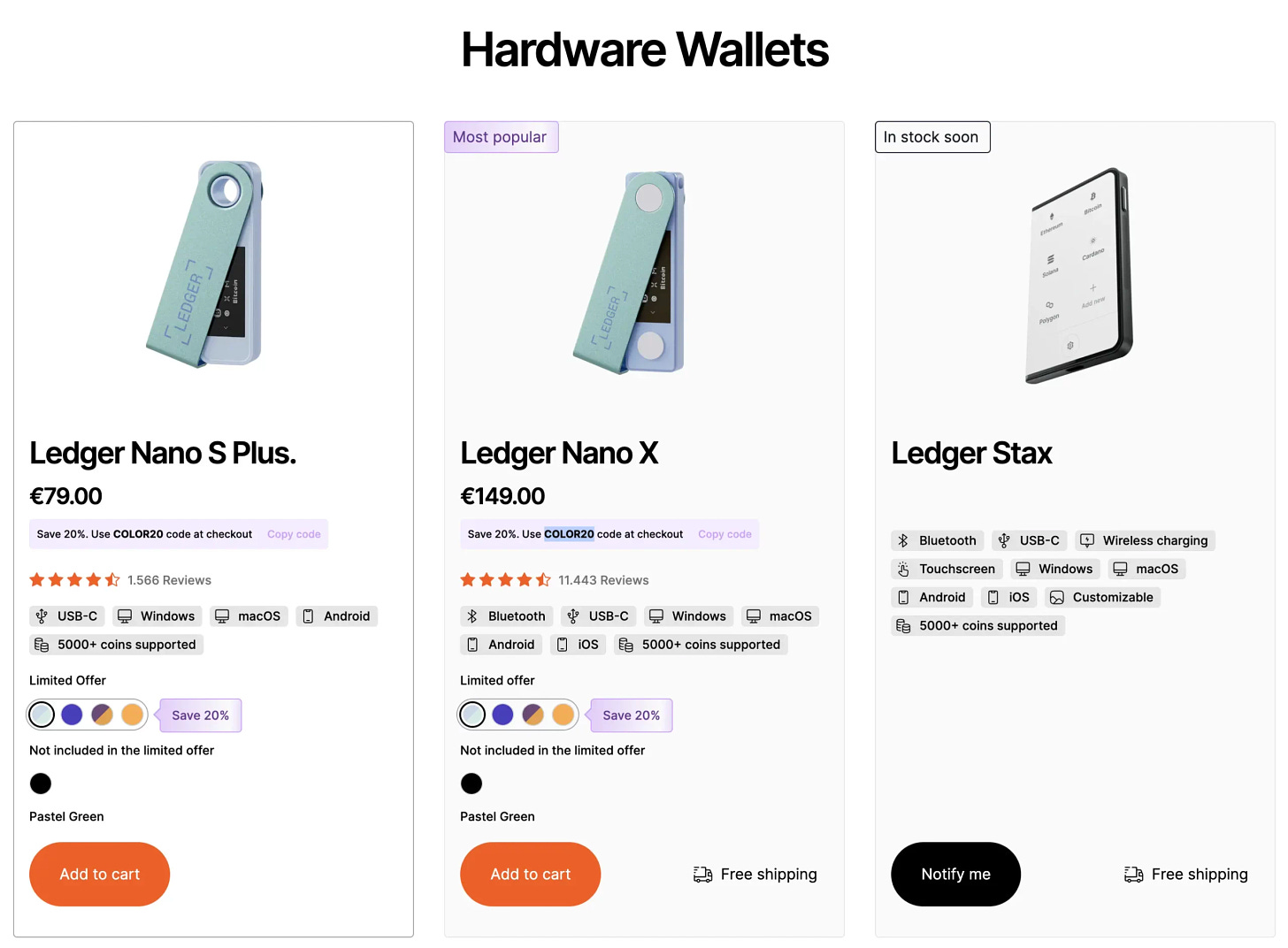 Ledger Rabattcode