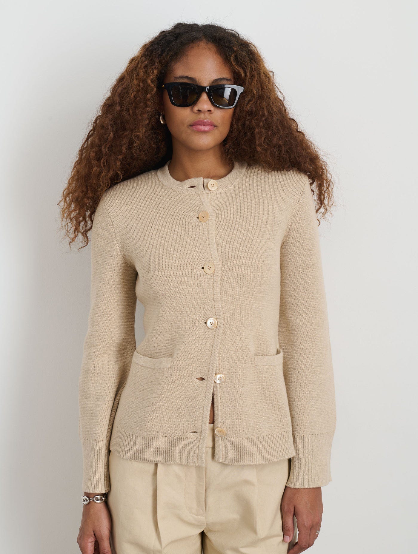 Provence Sweater Jacket In Cotton Cashmere