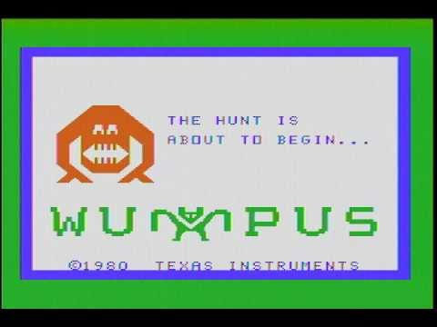 Hunt the Wumpus (TI-99/4A) gameplay footage