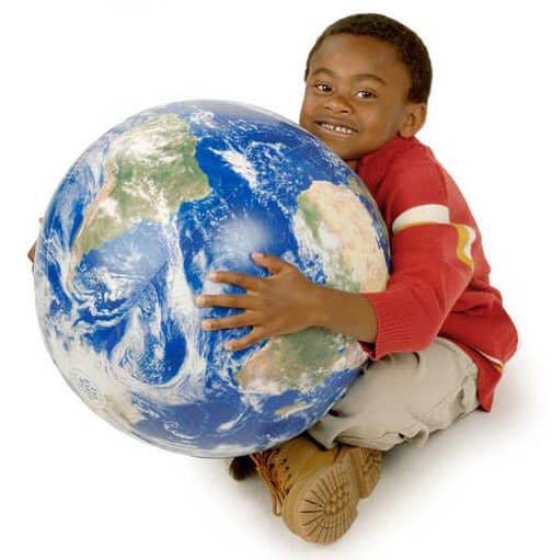 Inflatable Earth Ball - Outdoor Learning School & Store