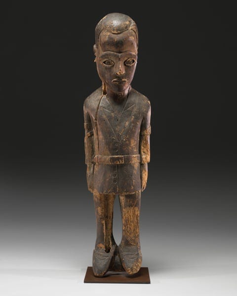 Chief’s or diviner’s figure representing the Belgian colonial officer Maximilien Balot, circa 1931