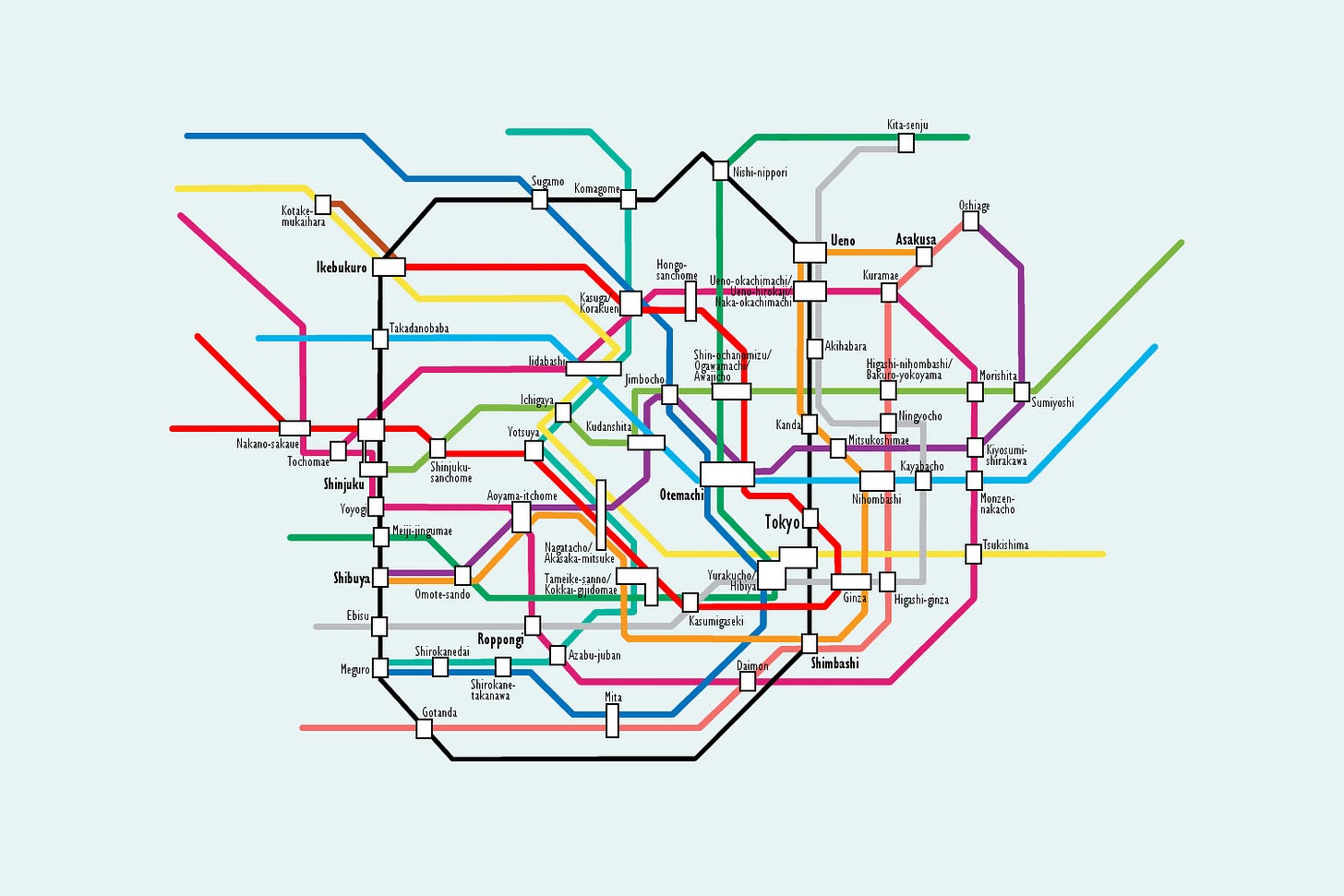 What's the Difference Between Toei Subway and Tokyo Metro