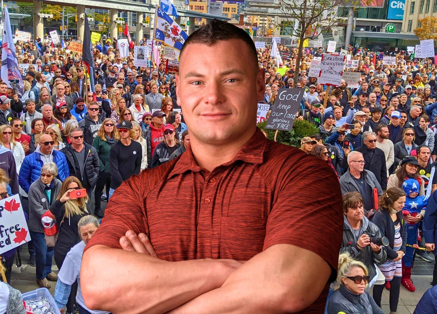 An Ontario man found guilty of criminal common nuisance for protesting