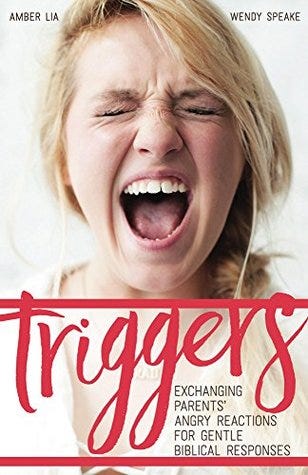 triggers cover, a young mom yelling