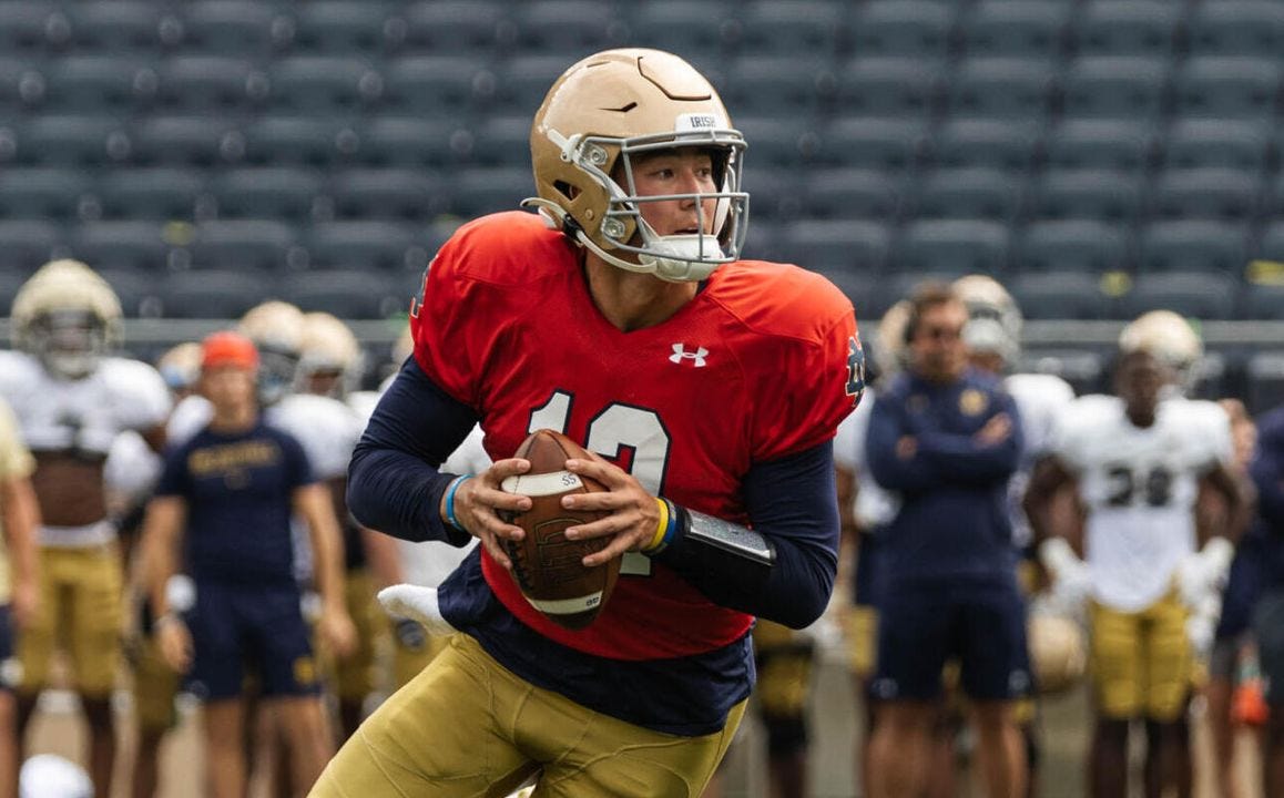 Buchner Accustomed To Heat Of QB1 Since First Visit To Campus – Notre Dame  Fighting Irish – Official Athletics Website