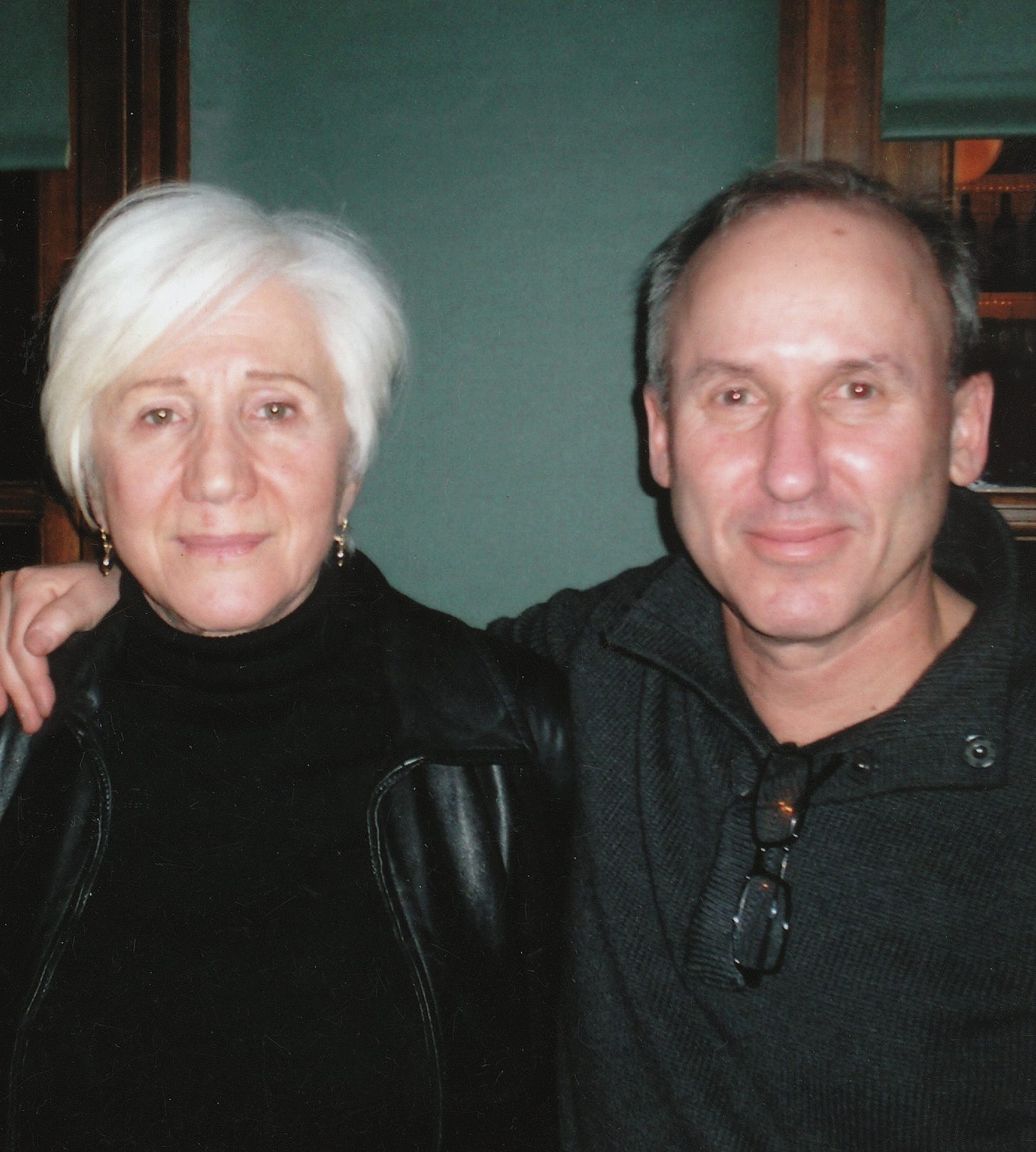 Olympia Dukakis and Todd Logan