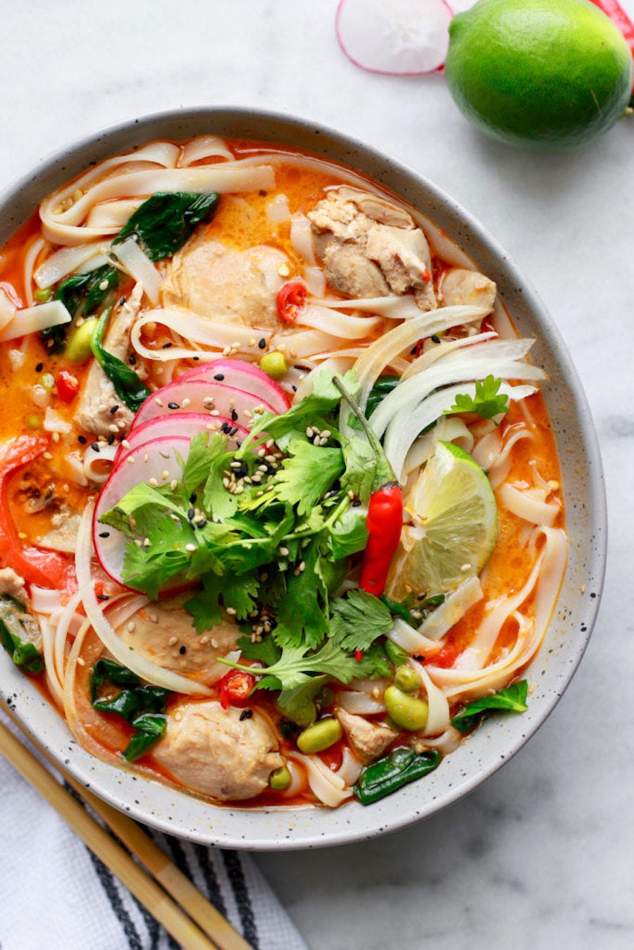 15-Minute Thai Chicken Soup with Spring Vegetables 15-Minute Thai Chicken Soup with Spring Vegetables
