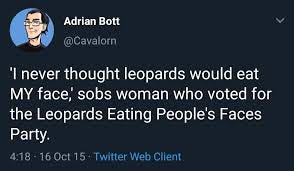 Leopards Eating People's Faces Party ...