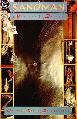 The original cover art of The Sandman, Sleep of the Just, by Dave McKean