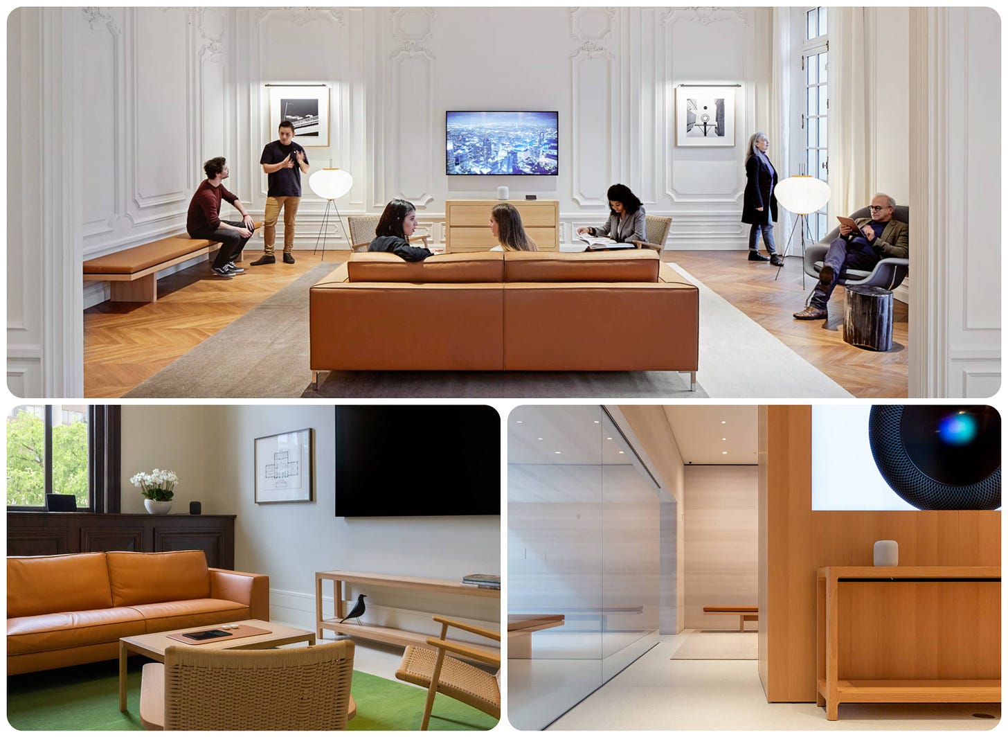 Apple Store Experience Rooms in Paris, D.C., and New York City.