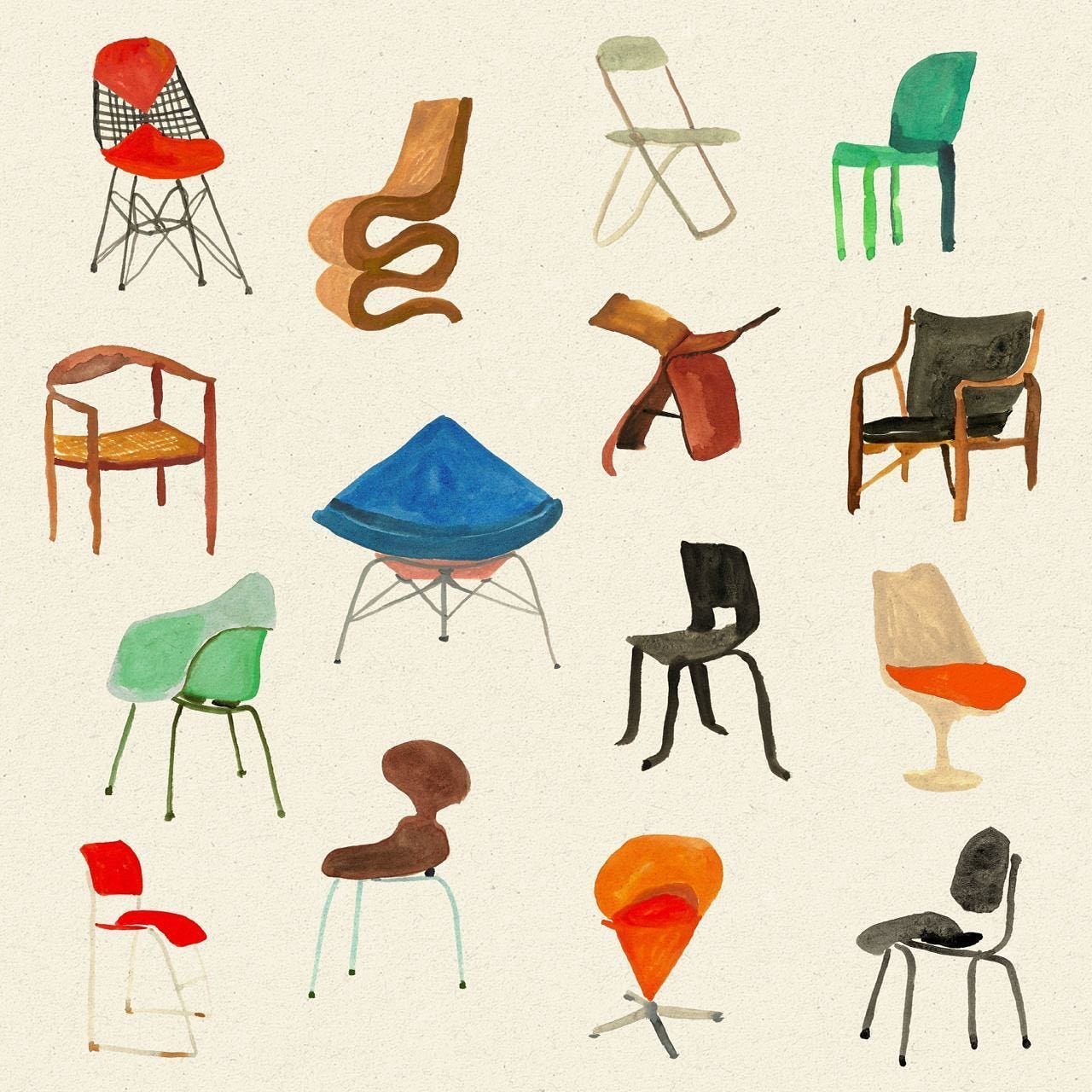 According to art historian Agata Toromanoff, some chairs are made to explore new manufacturing methods or apply certain techniques. Other chairs “serve as a rite of passage,” like credentials for an audience. (image source: nukarisha)
