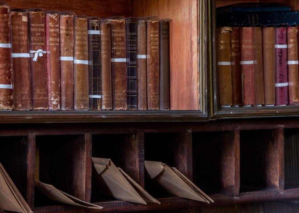 Free Stock Photo of Antique books in a wooden bookshelf | Download Free  Images and Free Illustrations