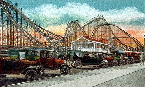 revere beach lightning roller coaster