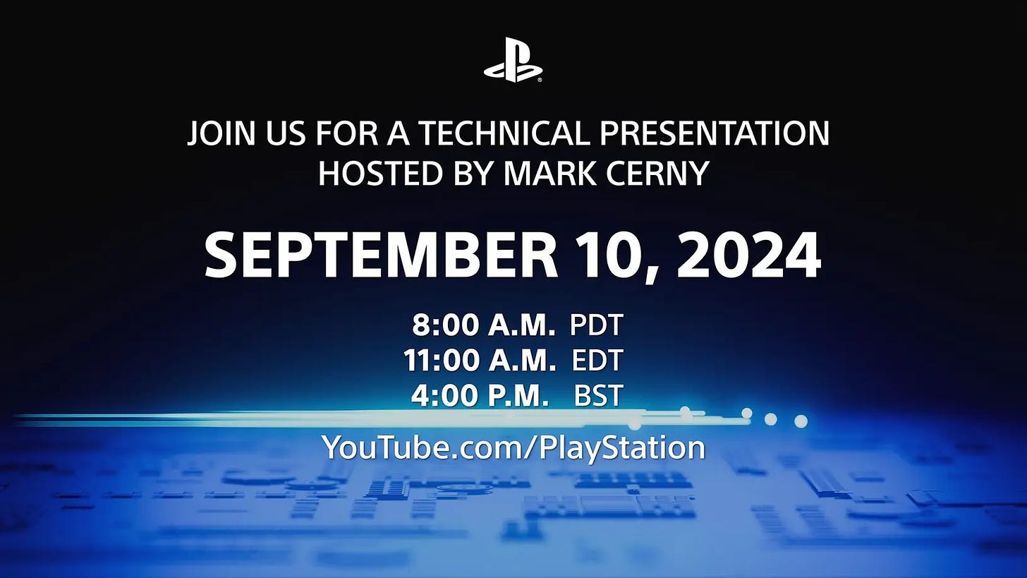 PS5 Pro launch event