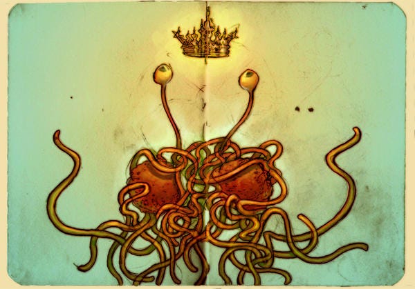 The Flying Spaghetti Monster by ggatz on DeviantArt