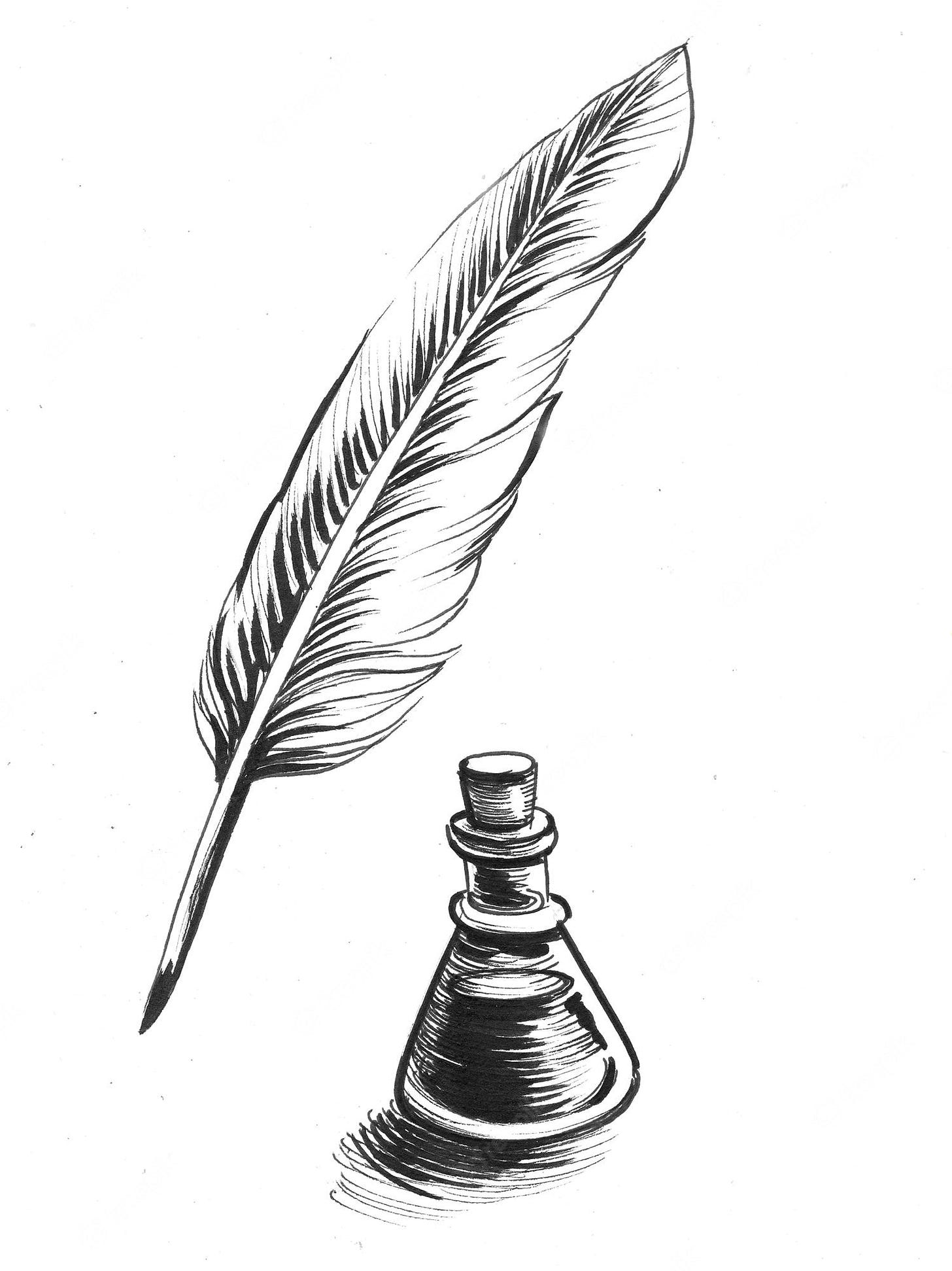 Quill Drawing Images - Free Download on Freepik