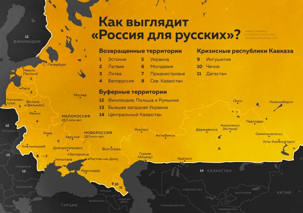 Kamil Galeev on X: "In 2010s Chubays turned to Russian ethnonationalism. He  funded nationalist media such as "Sputnik and Pogrom" who advocated  building the "Russia for Russians" in these borders. Chubays is