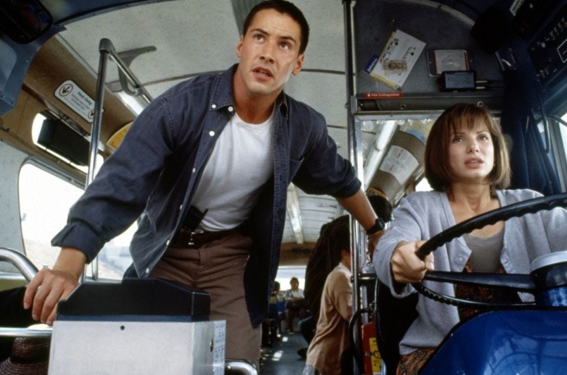 Sandra Bullock and Keanu Reeves reunite for 'Speed' anniversary screening |  CNN