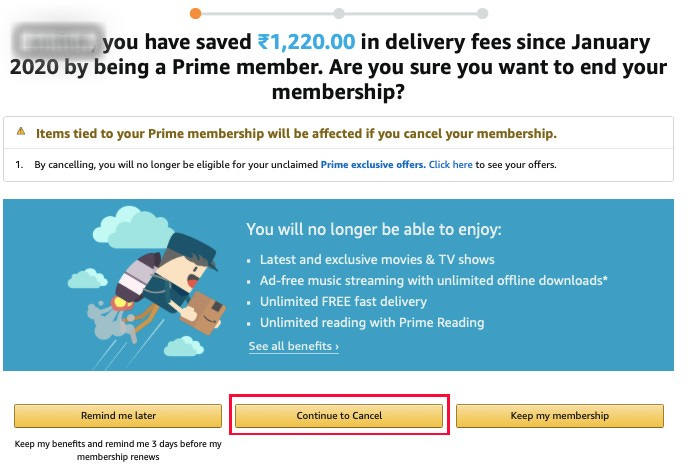 How to cancel Amazon Prime membership and orders | 91mobiles.com