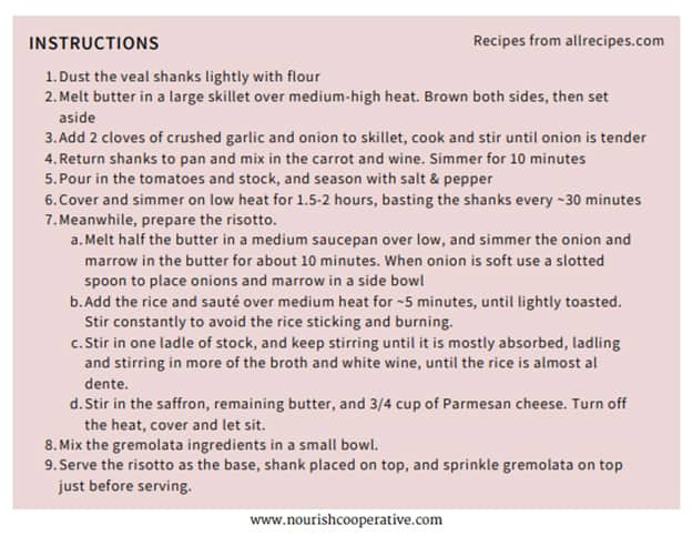 italian osso busco instructions