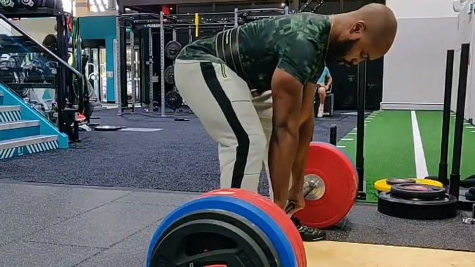 Male British Rapper Easily Crushes Deadlift Record Identifying Himself ...