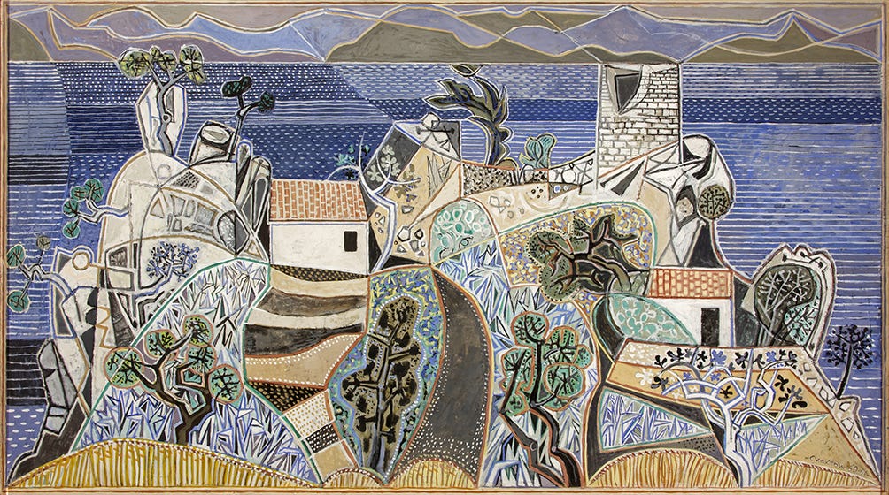 Landscape, Hydra, 1960-61 : John Craxton : Artimage