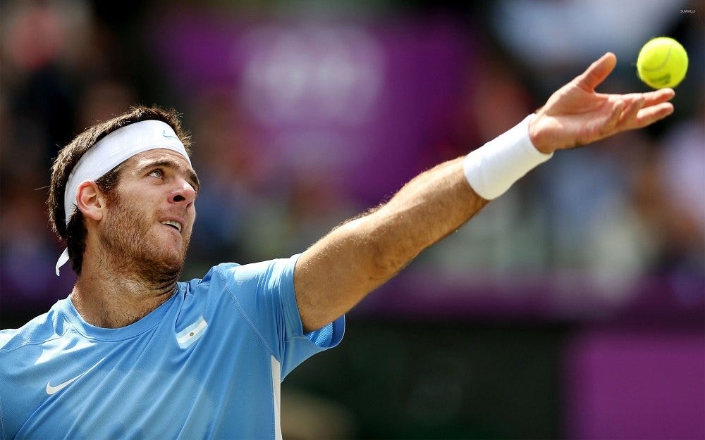 juan martin del potro on german roll