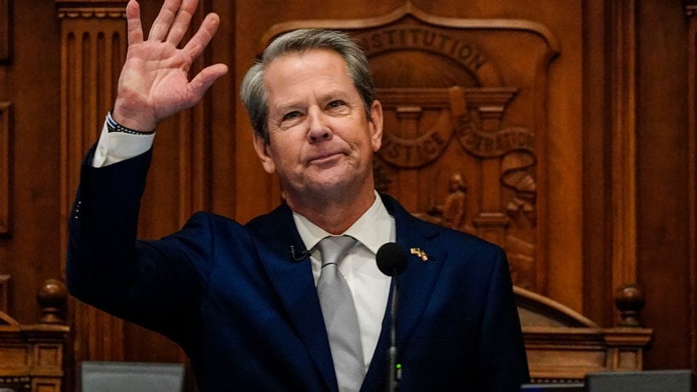 Gov. Brian Kemp seeks to draw political contrasts in his State of the State  speech | WGXA