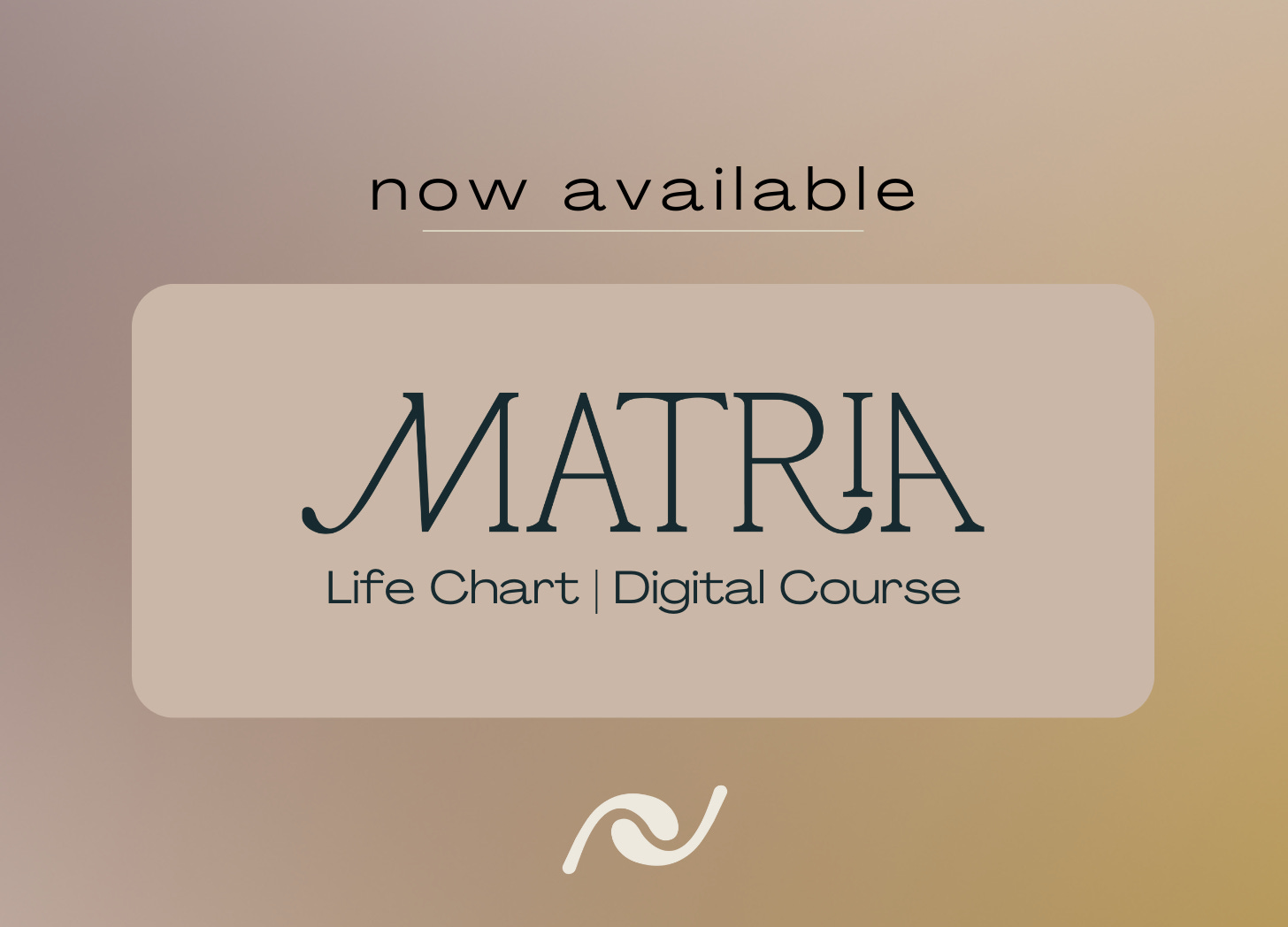 Matria Life Chart digital course is now available 
