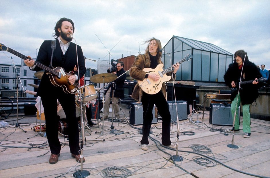 The Beatles, Apple Rooftop, 30 January 1969