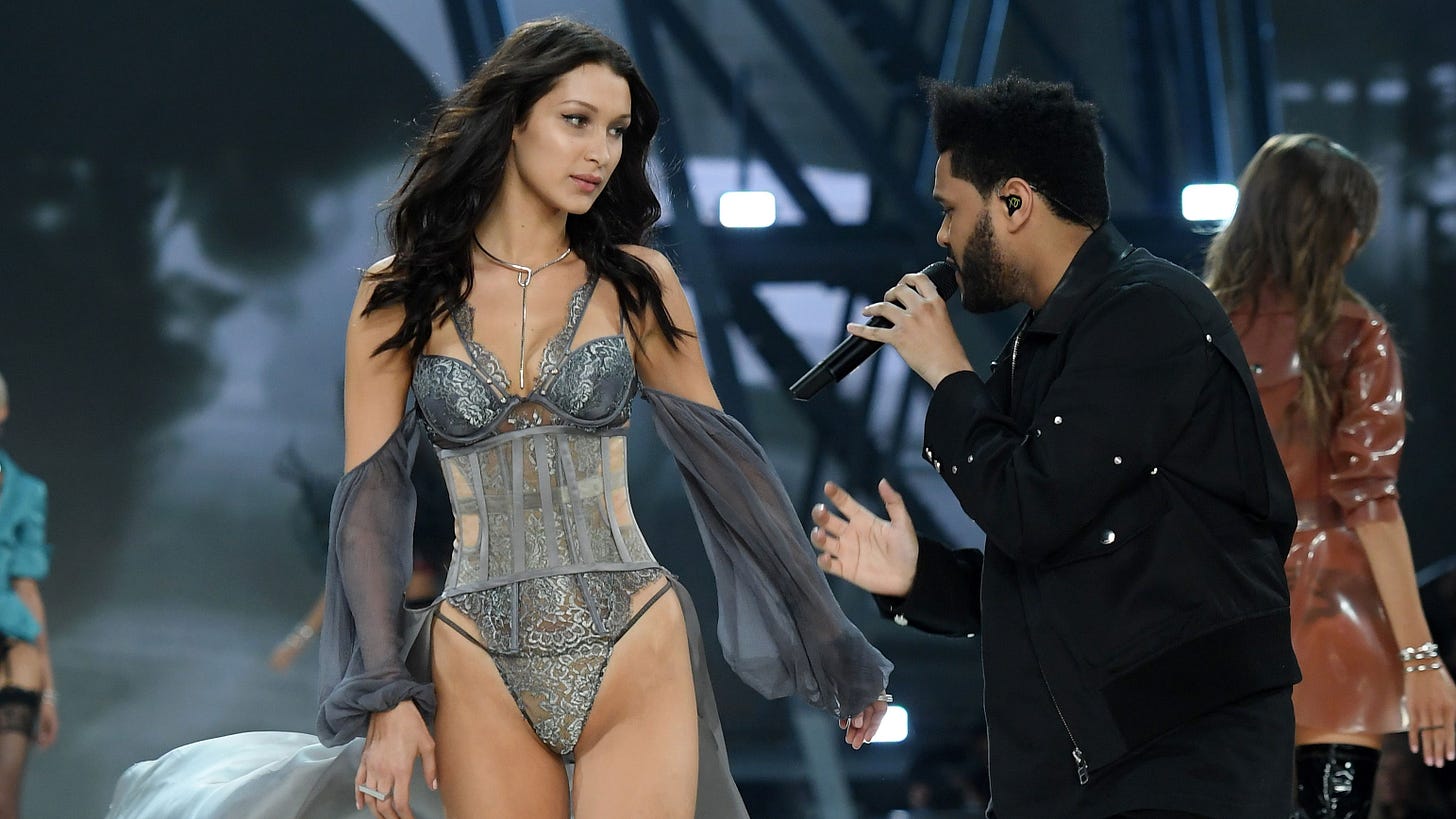 Here's What Happened When Bella Hadid and Her Ex the Weeknd Met at the  Victoria's Secret Fashion Show | Glamour