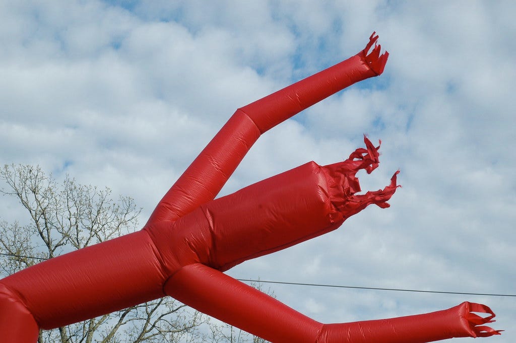 WACKY WAVING INFLATABLE ARM FLAILING TUBE MAN! | abrenden | Flickr