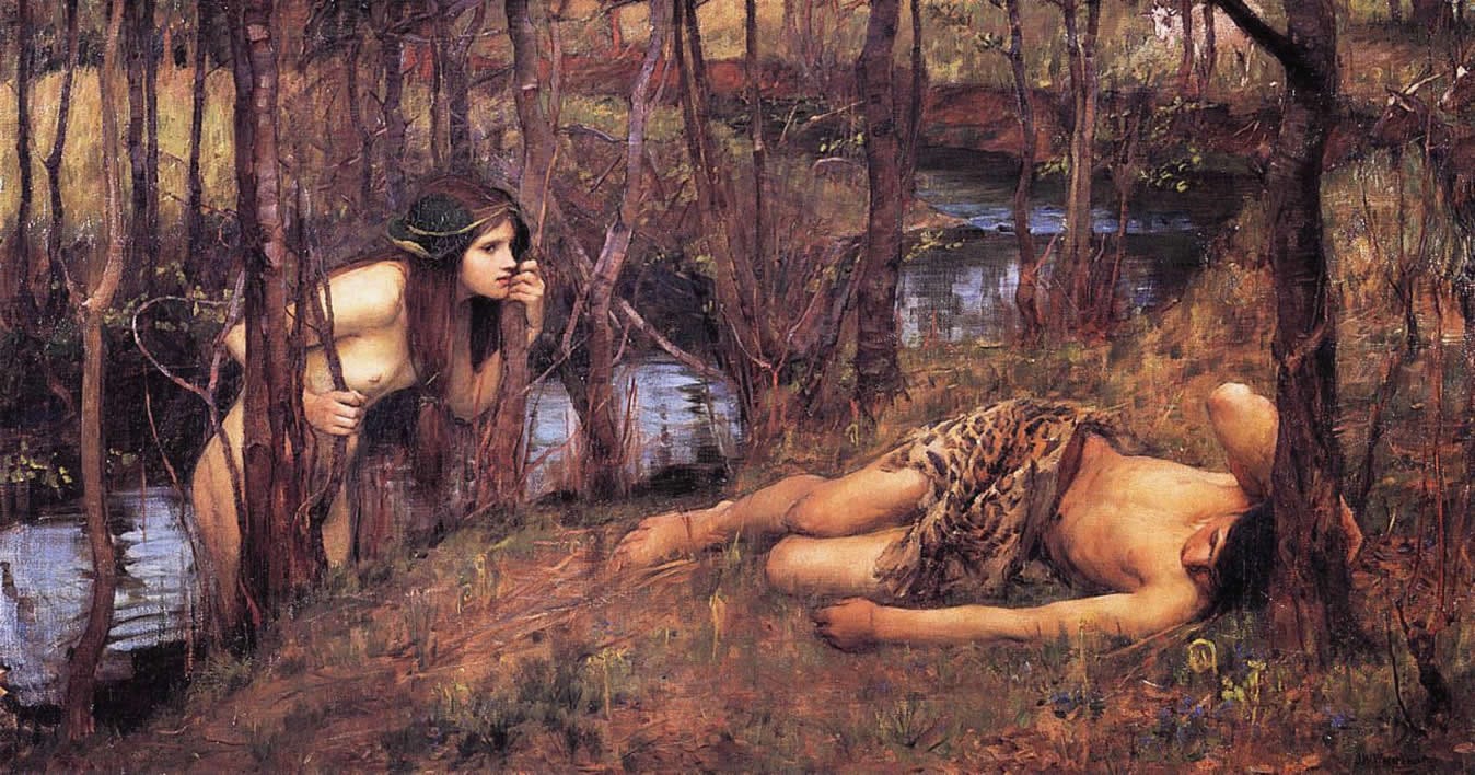 Painting of Naiad