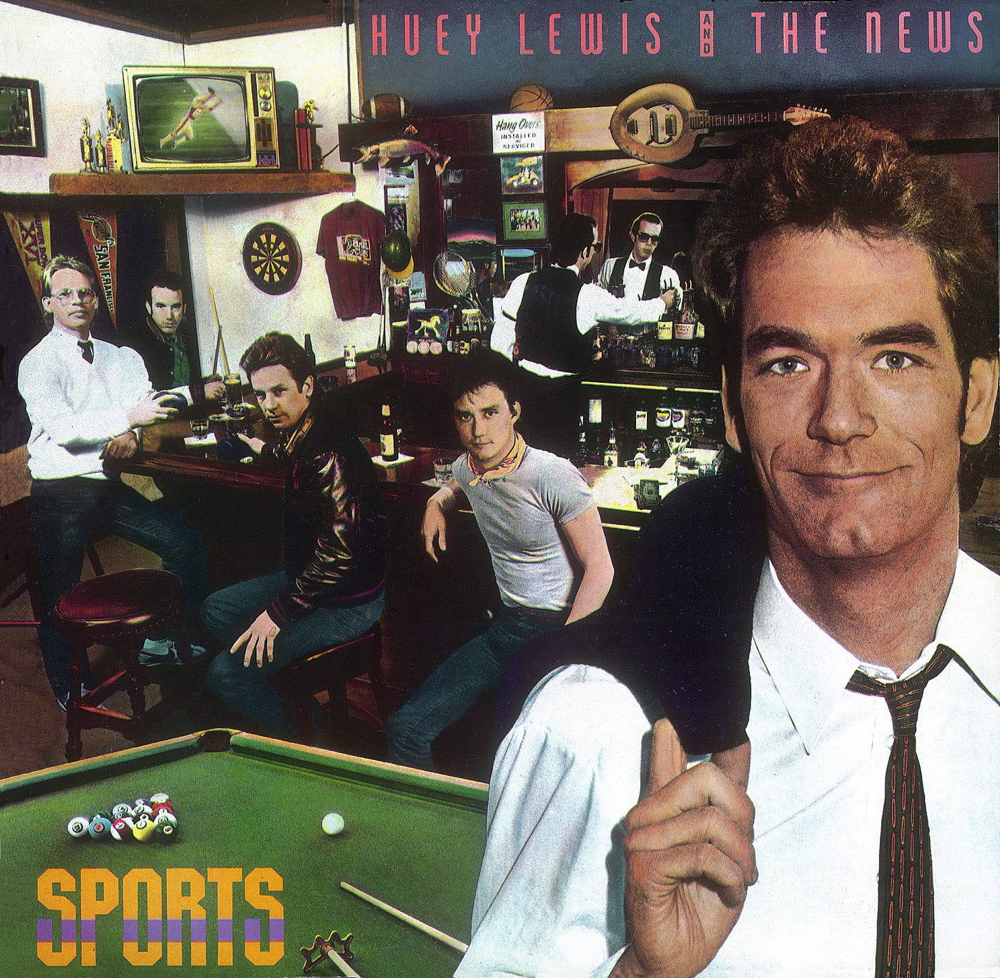 The album "Sports" by Huey Lewis & The News