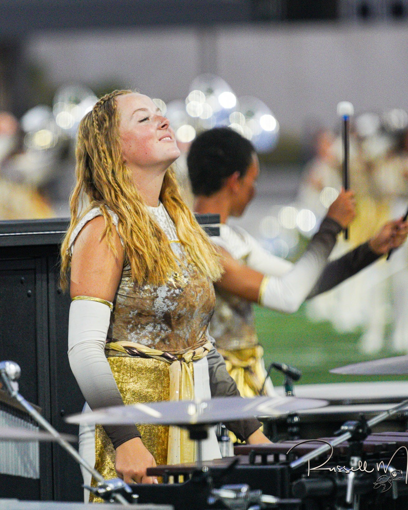 May be an image of 1 person and cymbal May be an image of 1 person and cymbal