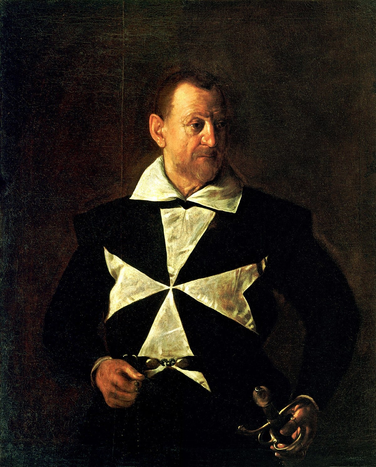 Portrait of Fra Antonio Martelli (Caravaggio) - Wikipedia