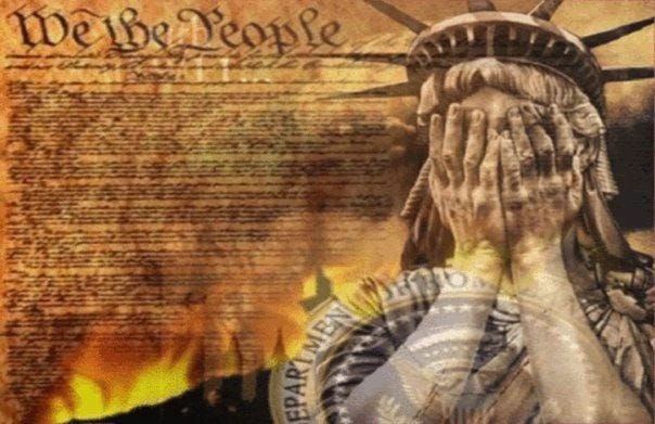 Statue of Liberty Weeping