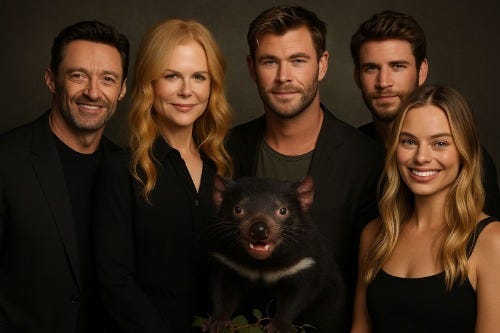 The latest celebrity export from Australia