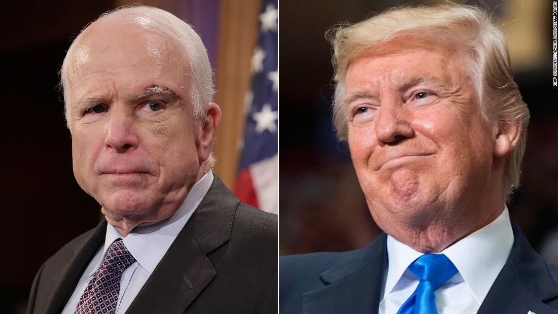 Trump warns John McCain: 'Be careful ... I fight back' - CNNPolitics