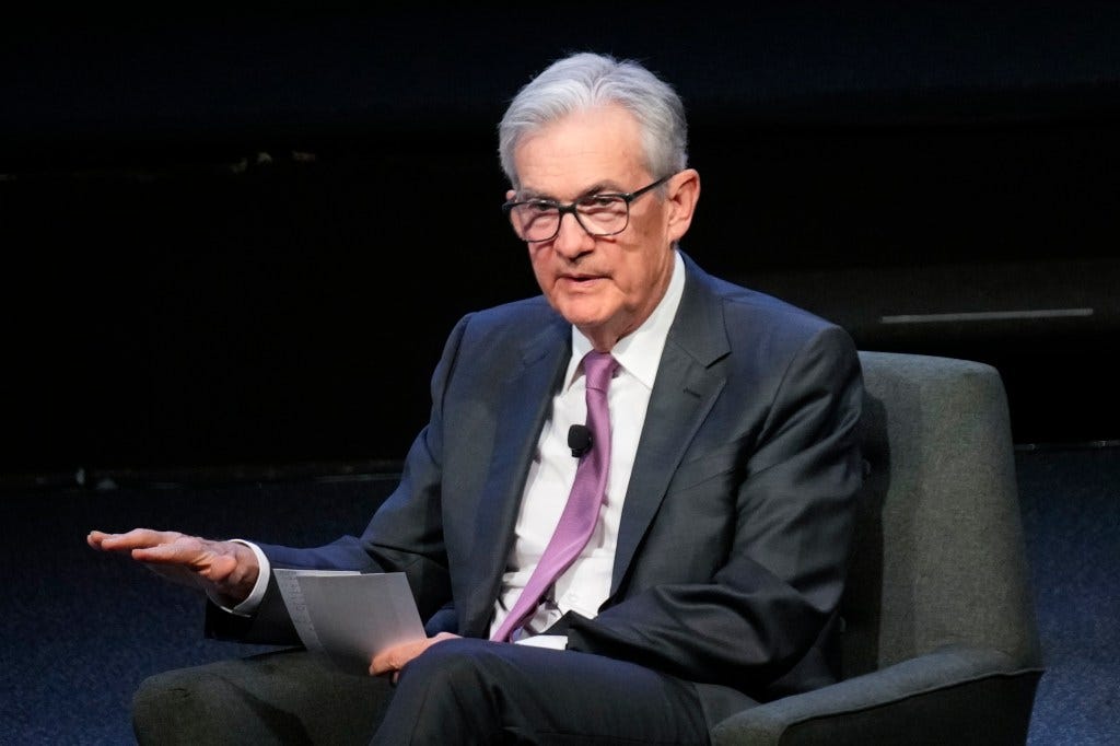 Fed Chair Jerome Powell has said interest rate hikes are necessary to get inflation back down to the Fed's 2% goal.