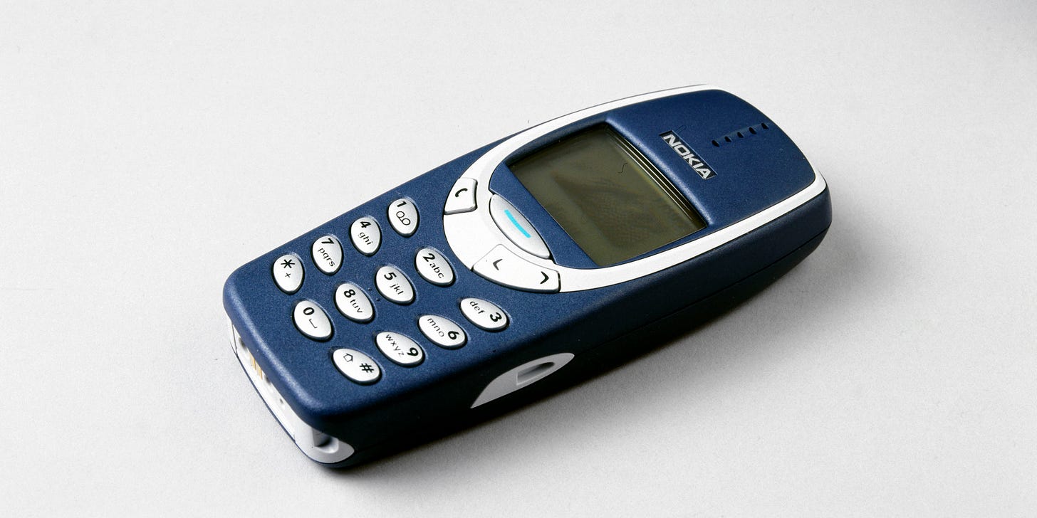 Classic Nokia 3310 Phone (credit: Huffington Post)