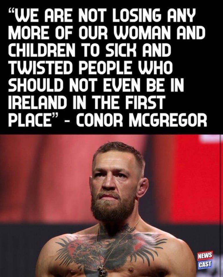 WITH WHATS COMING IN THE SOUTHERN BORDER RIGHT NOW WE BETTER START THINKING LIKE CONOR NOW !

