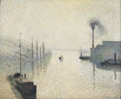 L'Île Lacroix, Rouen (The Effect of Fog) - Camille Pissarro, French, 1830 -  1903 — Google Arts & Culture