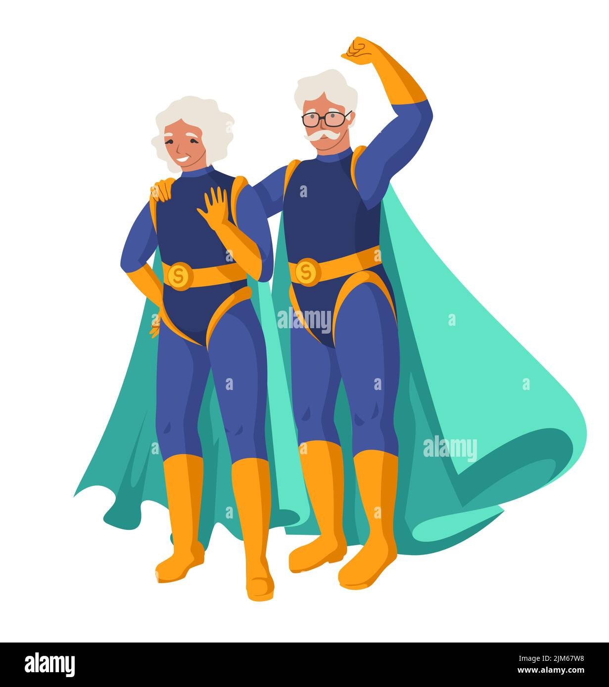 Superwoman elderly Cut Out Stock Images & Pictures - Alamy