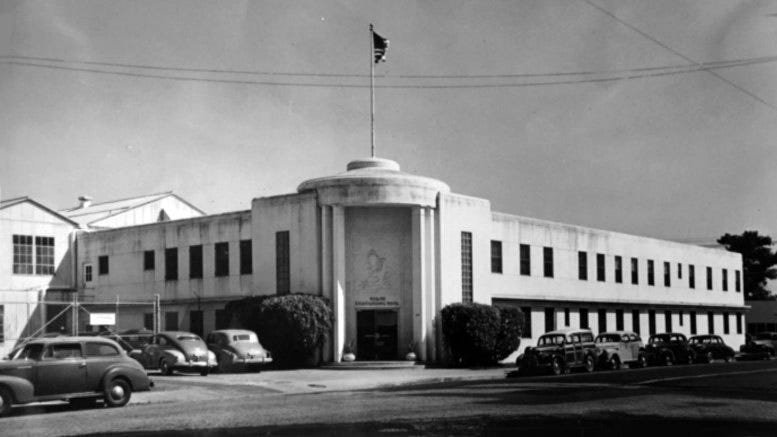 Miami Shipbuilding Corporation Administrative Building in 1943
