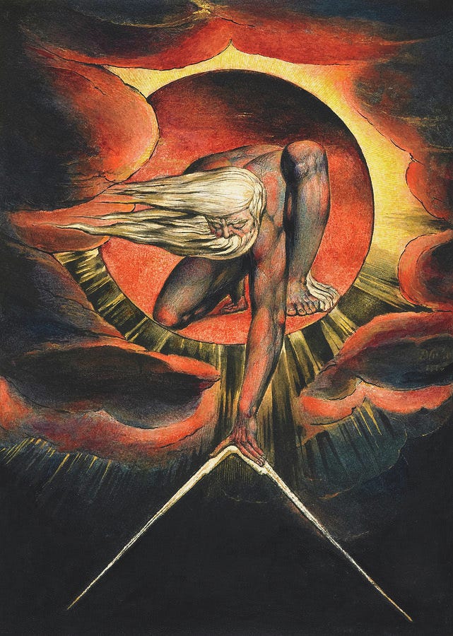 The Ancient of Days, 1827 Painting by William Blake - Fine Art America