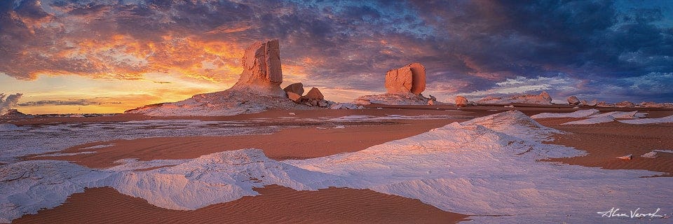 The Knight And The Squire, Sahara Desert, Egypt Landscape Image